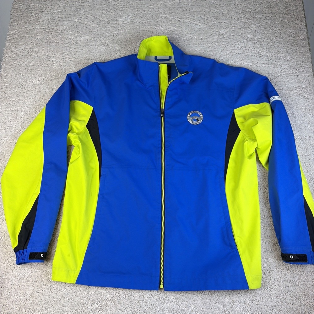 Men's Footjoy FJ DryJoys Size Medium Full Zip HydroLite Windbreaker Jacket